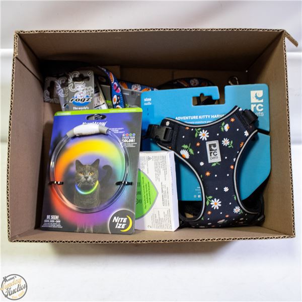 BAILIFF SEIZED: BOX OF ASSORTED CAT PRODUCTS INCL