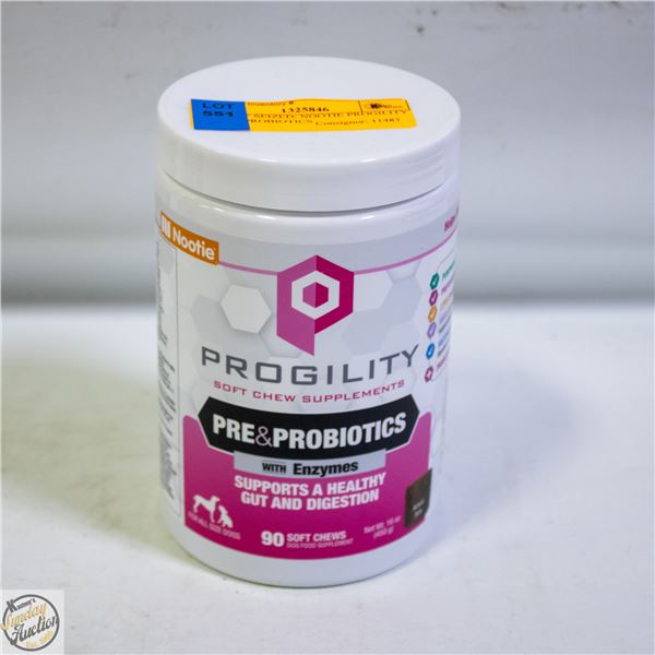 BAILIFF SEIZED: NOOTIE PROGILITY PRE & PROBIOTICS
