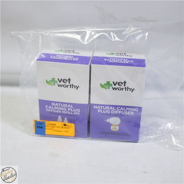 BAILIFF SEIZED: 40ML VET WORTH NATURAL CALMING