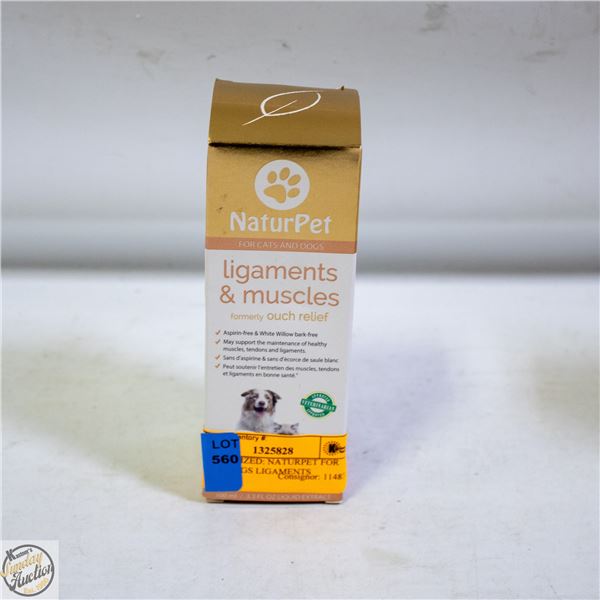 BAILIFF SEIZED: NATURPET FOR CATS & DOGS LIGAMENTS