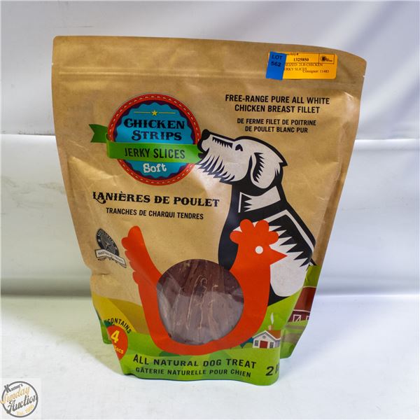 BAILIFF SEIZED: 2LB CHICKEN STRIPS JERKY SLICES