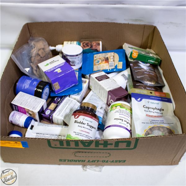 BAILIFF SEIZED: LARGE LOT OF PET SUPPLEMENT