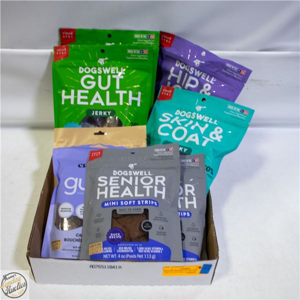 BAILIFF SEIZED: LOT OF DOG TREATS DOGSWELL SENIOR