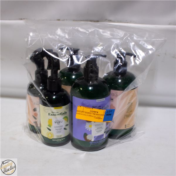 BAILIFF SEIZED: TROPICLEAN ESSENTIALS SPRAYS AND