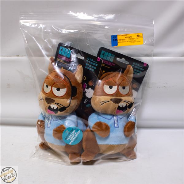 BAILIFF SEIZED: 2X FUZZ YARD TELEMARKETER TOM TOYS