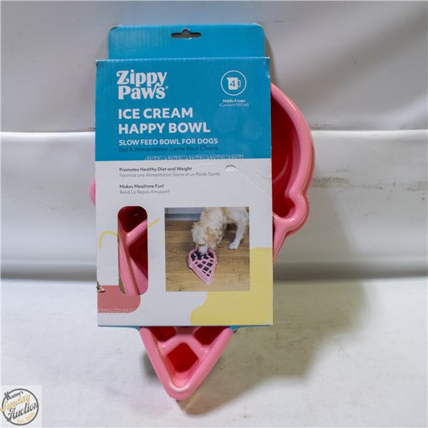 BAILIFF SEIZED: ZIPPY PAWS ICE CREAM HAPPY BOWL