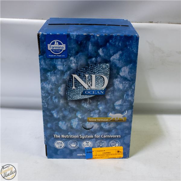 BAILIFF SEIZED: N&D OCEAN FELINE FORMULA WET CAT