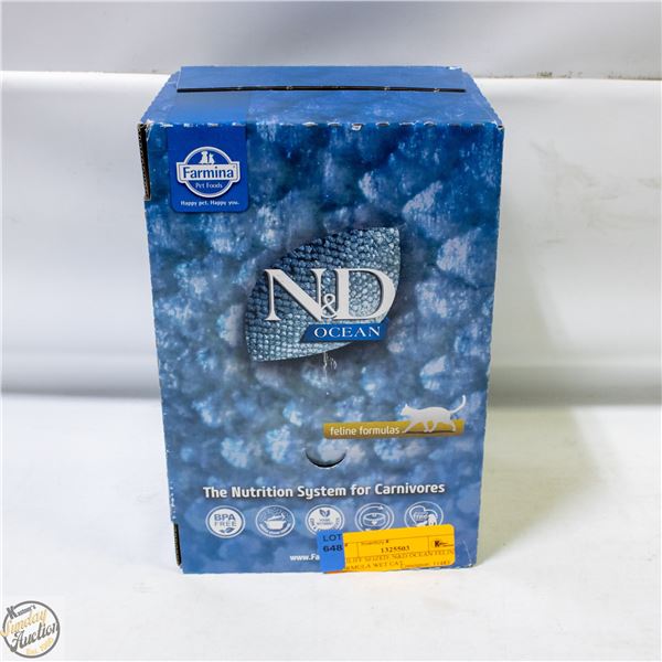 BAILIFF SEIZED: N&D OCEAN FELINE FORMULA WET CAT