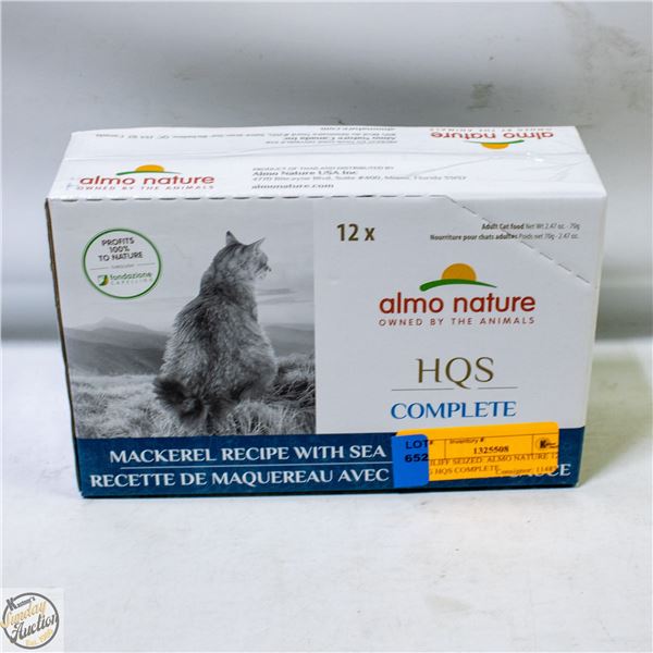 BAILIFF SEIZED: ALMO NATURE 12X 70G HQS COMPLETE