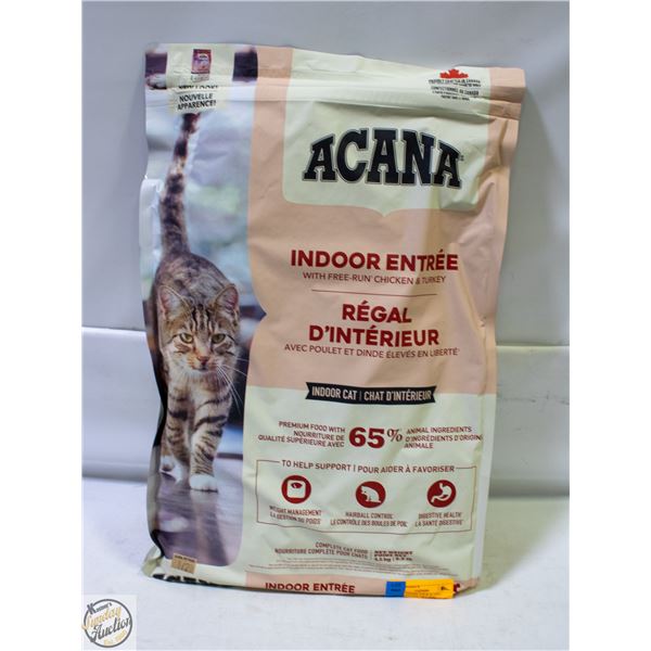 BAILIFF SEIZED: 9.9LB ACANA INDOOR ENTREE DRY DOG