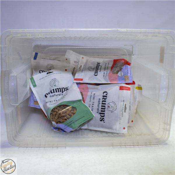 BAILIFF SEIZED: LOT OF CRUMPS NATURALS DOG TREATS