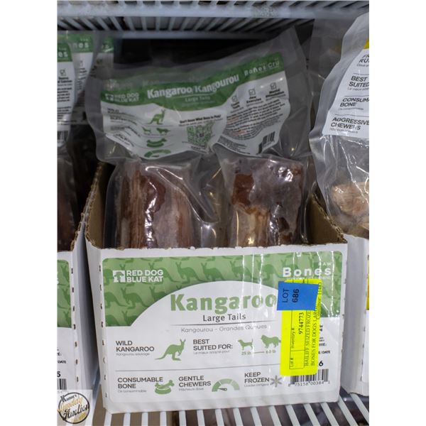 BAILIFF SEIZED FROZEN RAW BONES FOR DOGS LARGE