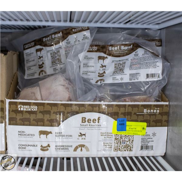 BAILIFF SEIZED FROZEN RAW BONES FOR DOGS SMALL