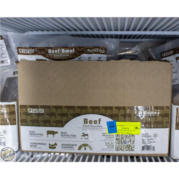 BAILIFF SEIZED FROZEN RAW BONES FOR DOGS SMALL
