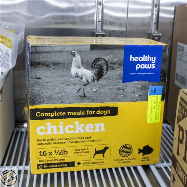 BAILIFF SEIZED FROZEN 8LB CASE HEALTHY PAWS RAW