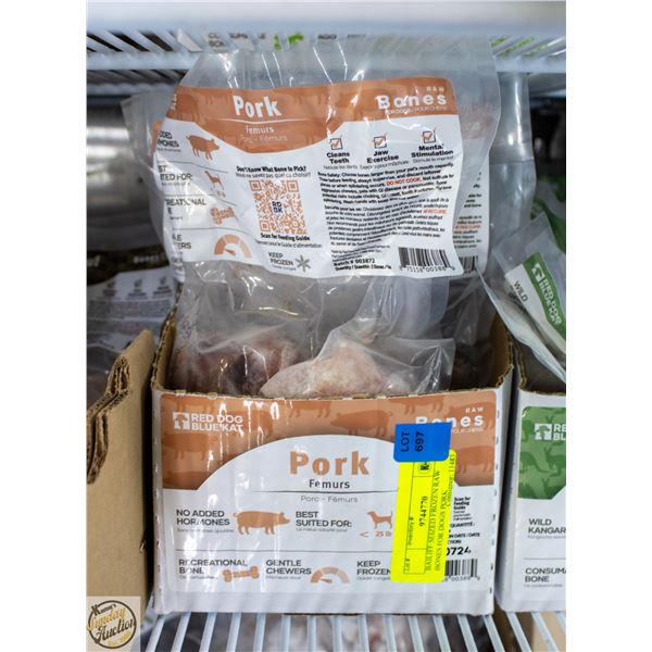 BAILIFF SEIZED FROZEN RAW BONES FOR DOGS PORK