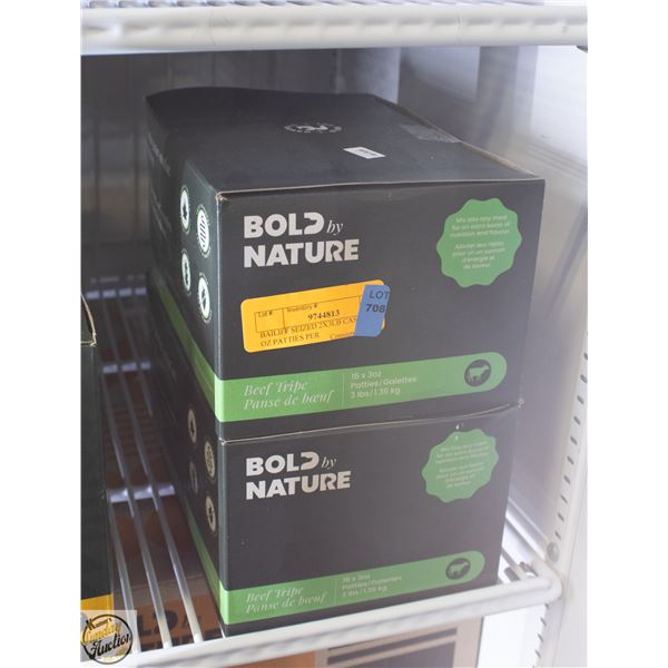 BAILIFF SEIZED 2X3LB CASES - 16 X 3 OZ PATTIES PER