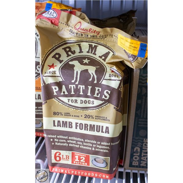 BAILIFF SEIZED 3 BAGS OF 6LB 12 PATTIES FROZEN