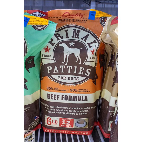 BAILIFF SEIZED 2 X 6LB PRIMAL BEEF RAW DOG FOOD