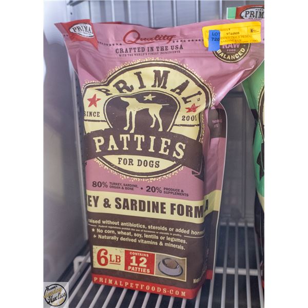 BAILIFF SEIZED 2X6LB PRIMAL TURKEY SARDINE RAW