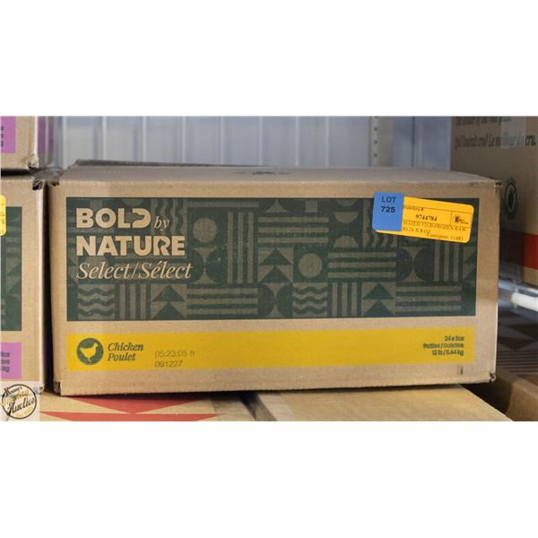 BAILIFF SEIZED 12LB FROZEN RAW DOG FOOD 24 X 8 OZ