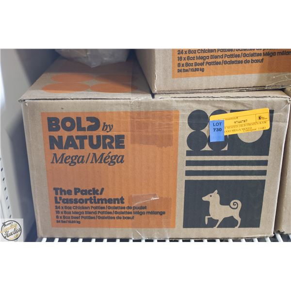 BAILIFF SEIZED 24LB FROZEN RAW DOG FOOD MEGA MIXED