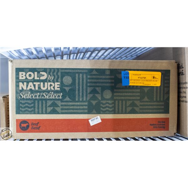 BAILIFF SEIZED 12LB FROZEN RAW DOG FOOD 24 X 8 OZ