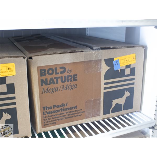 BAILIFF SEIZED 24LB FROZEN RAW DOG FOOD THE PACK