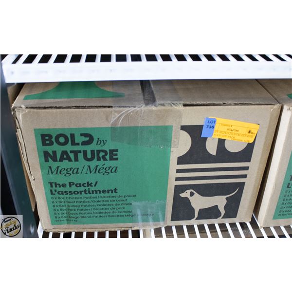 BAILIFF SEIZED 24LB FROZEN RAW DOG FOOD THE PACK