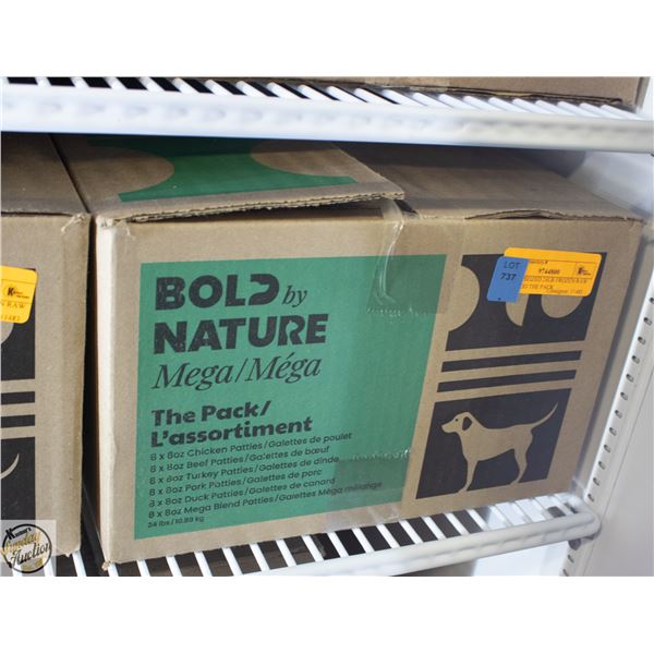 BAILIFF SEIZED 24LB FROZEN RAW DOG FOOD THE PACK