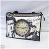 Image 1 : COLLECTIBLE ELVIS PRESLEY PURSE WITH WORKING CLOCK