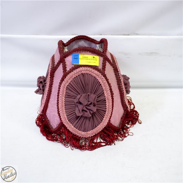 RED VICTORIAN FRIGED SHADE