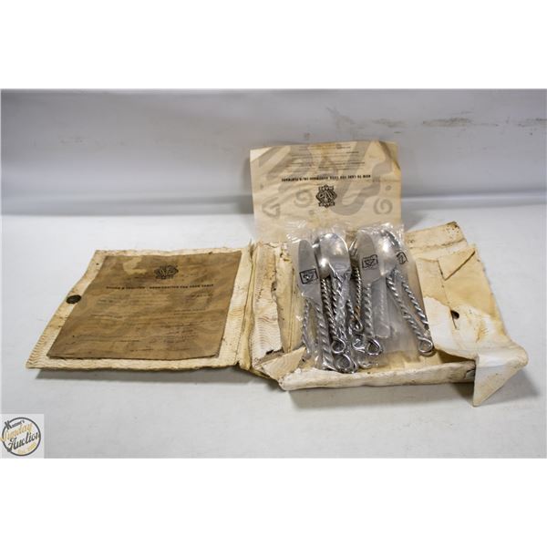 VINTAGE HANDMADE 20PC ORIGINAL FLATWARE SET 18/8