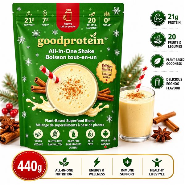 GOOD PROTEIN ALL-IN-ONE EGGNOG SHAKE 440G BB