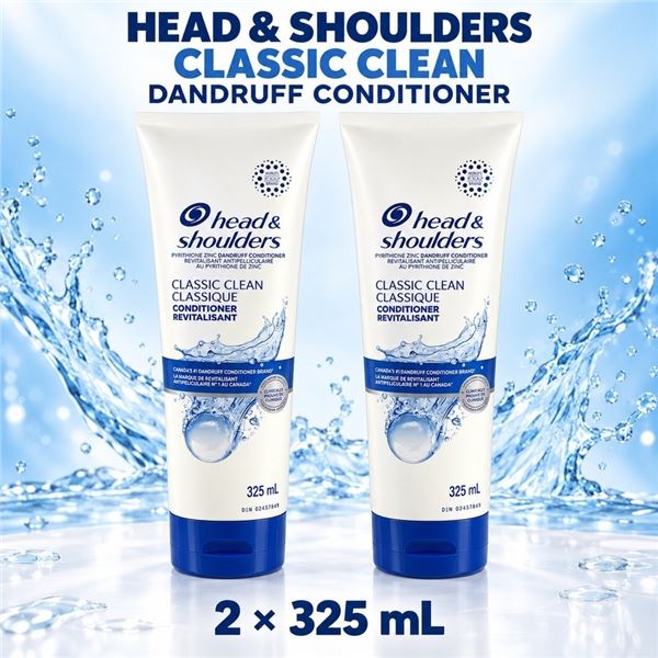 2 HEAD & SHOULDERS CLASSIC CLEAN CONDITIONER