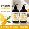Image 1 : 2 EVERYONE HAND SOAP MEYER LEMON 377ML