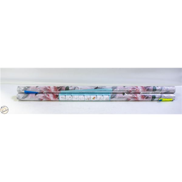 BRAND NEW 3 PACK OF STAINED GLASS WINDOW FILM