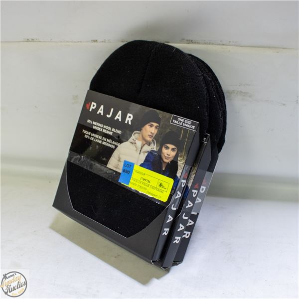 NEW 3 PACK OF PAJAR UNIVERSAL SIZE UNISEX TOQUES