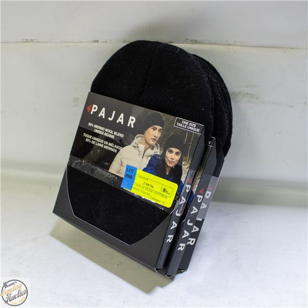 NEW 3 PACK OF PAJAR UNIVERSAL SIZE UNISEX TOQUES