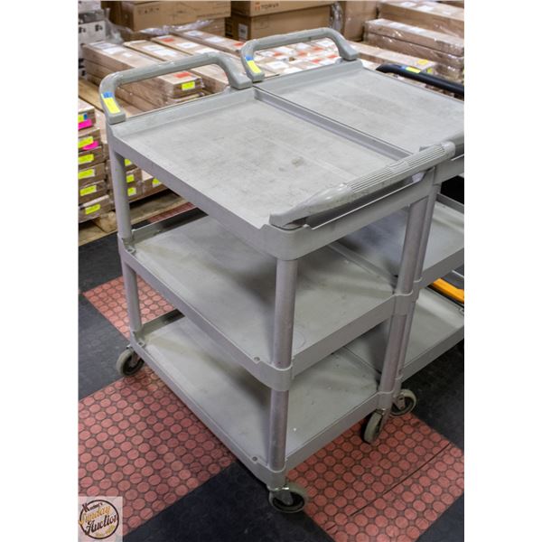 RUBBERMAID COMMERCIAL PRODUCTS 3-TIER ROLLING CART