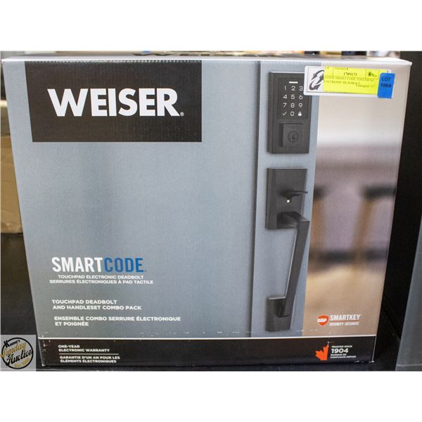 WEISER SMART CODE TOUCHPAD ELECTRONIC DEADBOLT