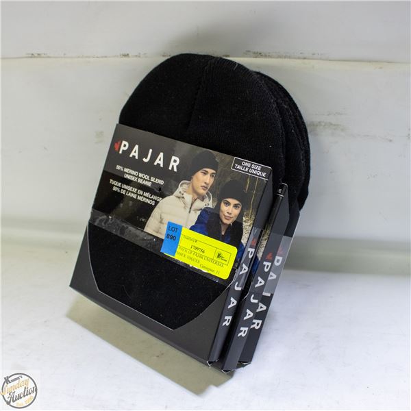 NEW 3 PACK OF PAJAR UNIVERSAL SIZE UNISEX TOQUES