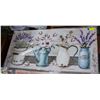 Image 1 : NEW CANVAS WALL ART FLOWERS AND POTS