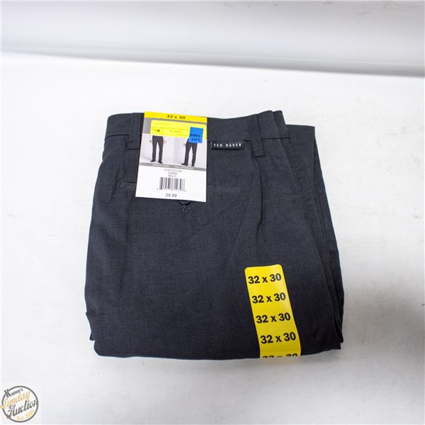 NEW TED BAKER STRAIT LINE PANT SZ 32 X 30