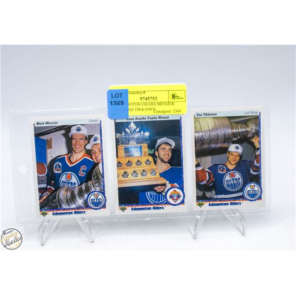 3 EDMONTON OILERS MESSIER RANFORD TIKKANEN