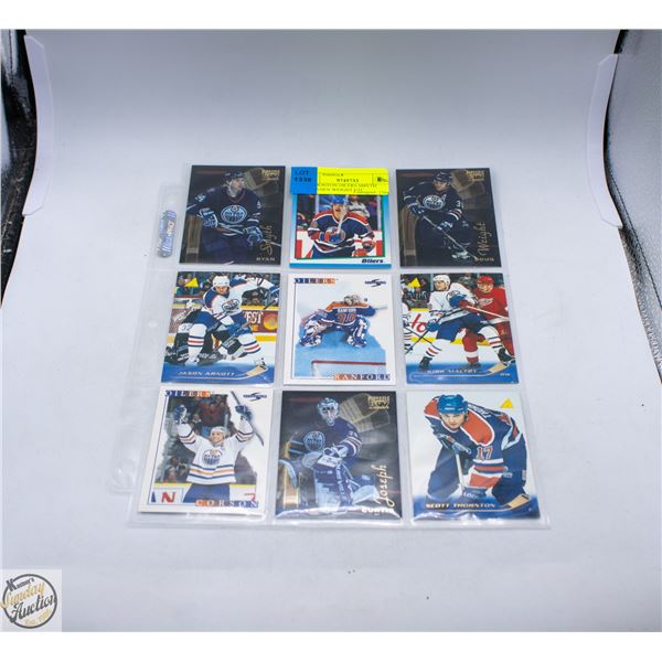 9 EDMONTON OILERS SMYTH TIKKANEN WEIGHT ETC