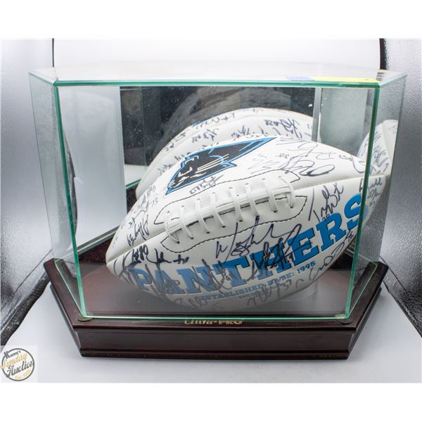TEAM SIGNED CAROLINA PANTHERS NFL FOOTBALL