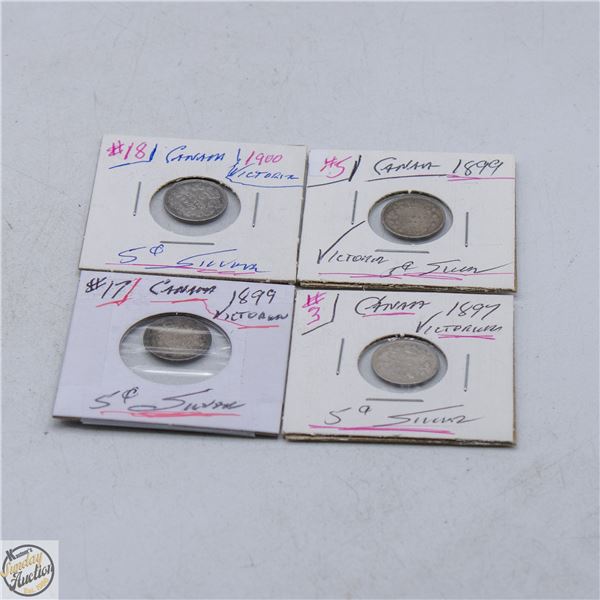 #5304-ALL 92.5 % SILVER-1897-CANADA VICTORIAN