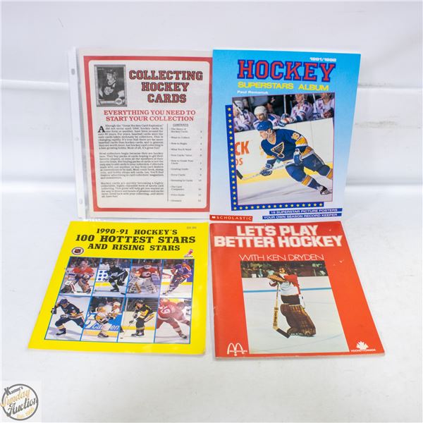 VINTAGE (4) HOCKEY COLLECTOR MAGAZINE'S