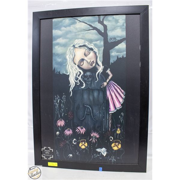 ANGELINA WRONA GOTHIC CEMETARY ART 42X24